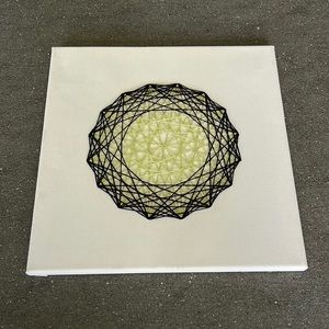 CURVE STITCHING HANDMADE 16 SIDED POLYGON